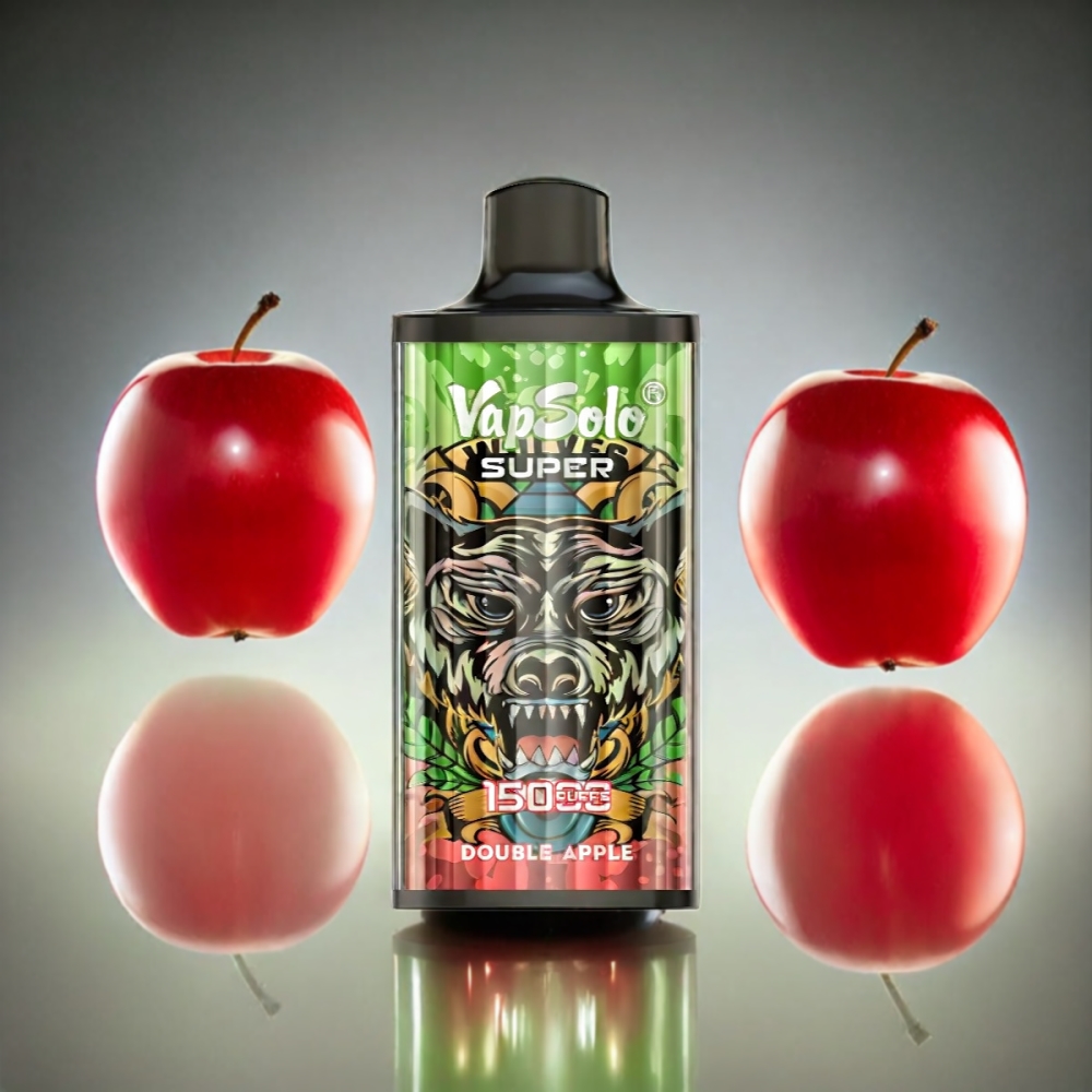 Vapsolo Super 15000 Puffs Double Apple - Ultimate Vaping Experience for Australia Wholesale