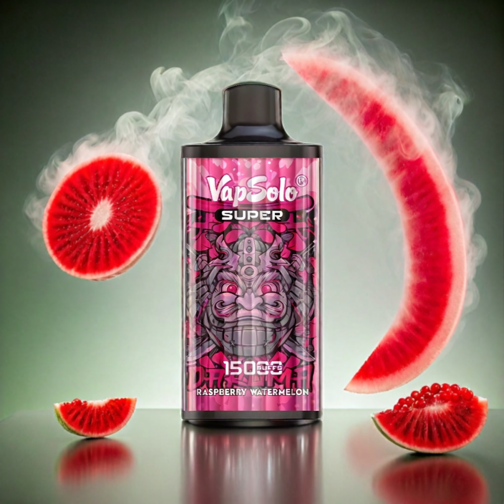 Vapsolo Super 15000 Puffs Raspberry Watermelon