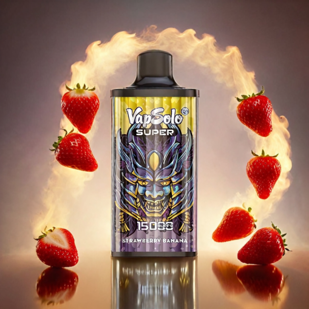 Vapsolo Super 15000 Puffs Strawberry Banana