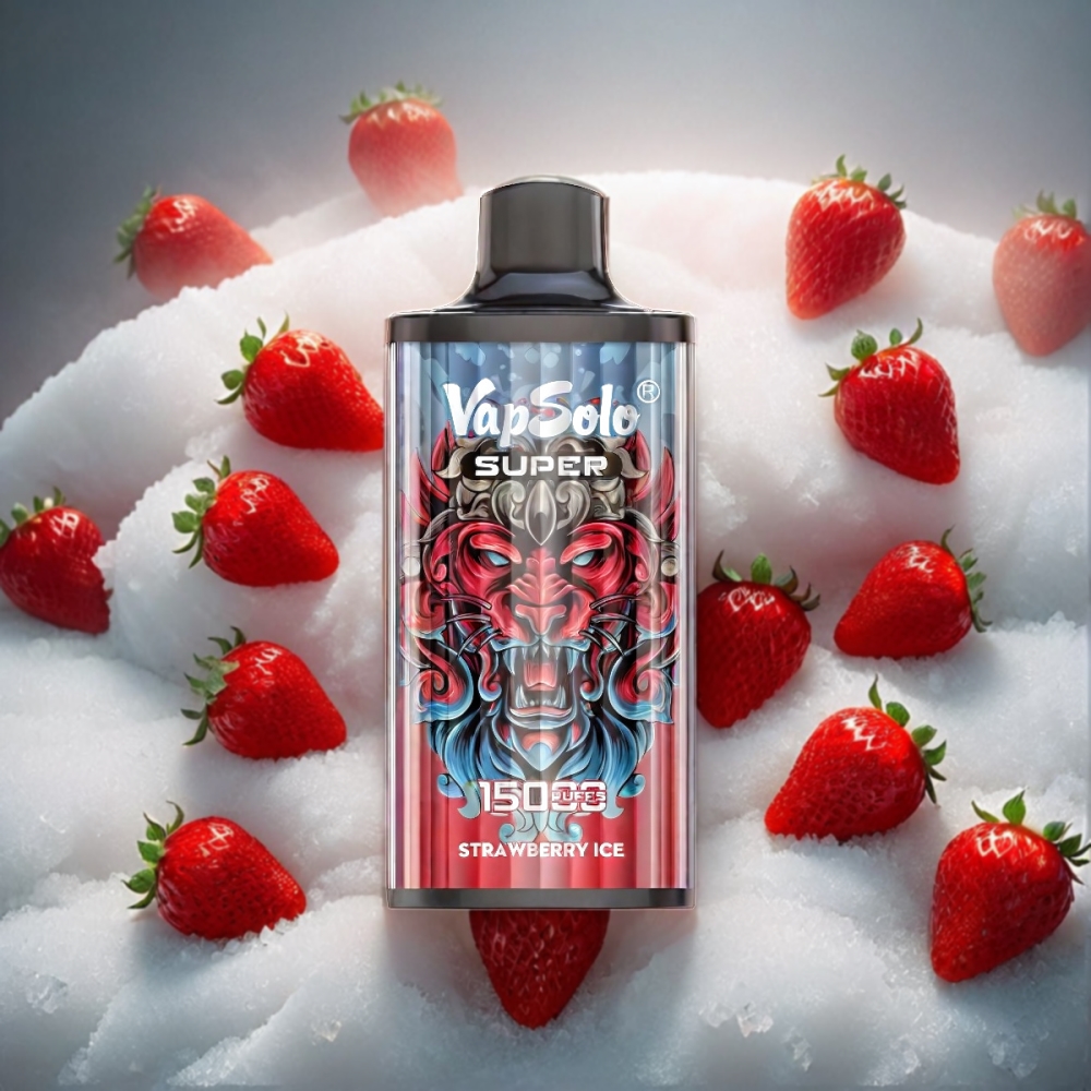 Vapsolo Super 15000 Puffs Strawberry Ice Disposable