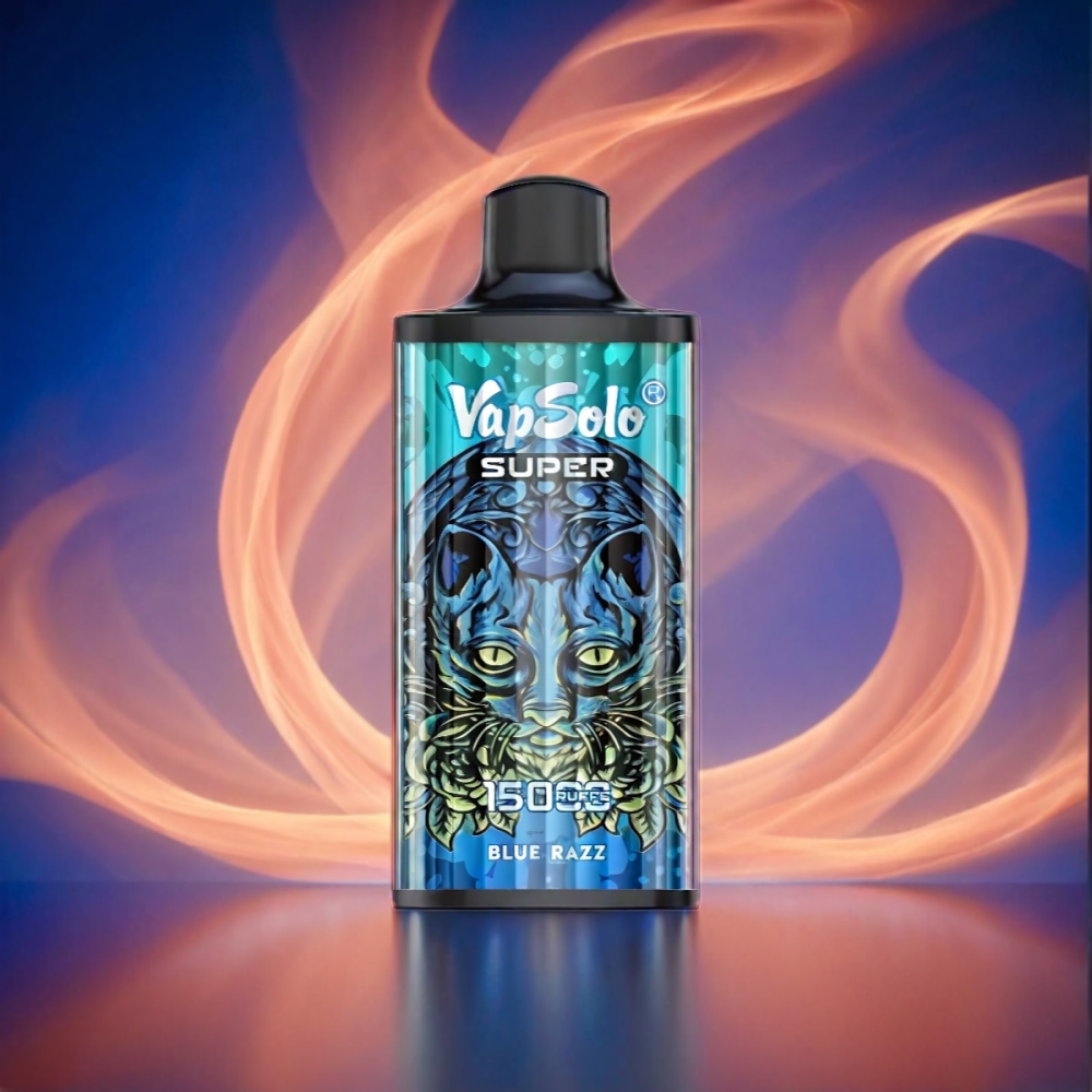 Vapsolo Super 15000 Puffs Vape - Blue Razz