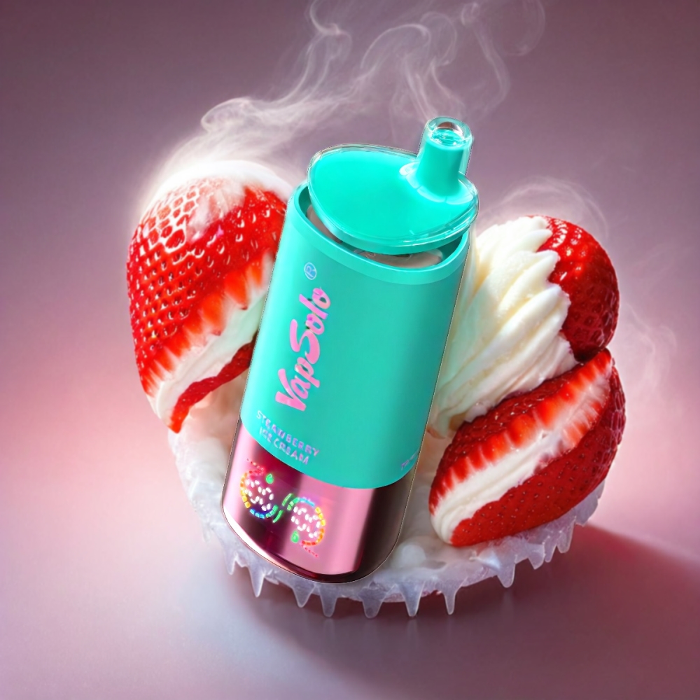 VapSolo Tripe 30000 Puffs Vape - Strawberry Ice Cream