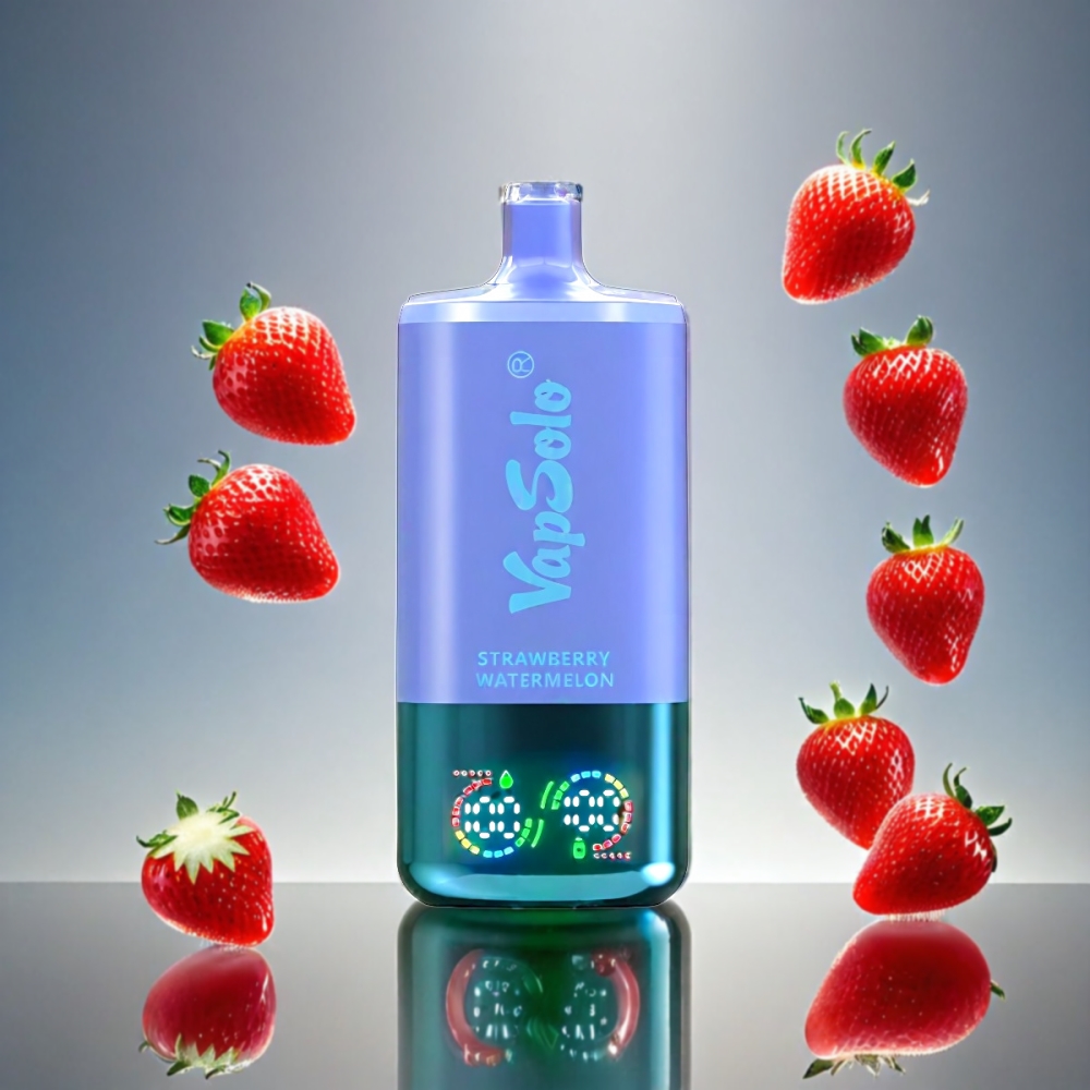 VapSolo Tripe 30000 Puffs Vape - Strawberry Watermelon & Blueberry Ice