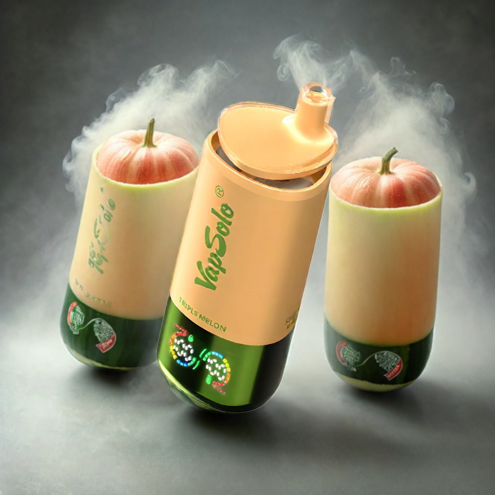 VapSolo Tripe 30000 Puffs Vape Triple Melon
VapSolo Tripe 30000 Puffs The Ultimate Vaping Experience
