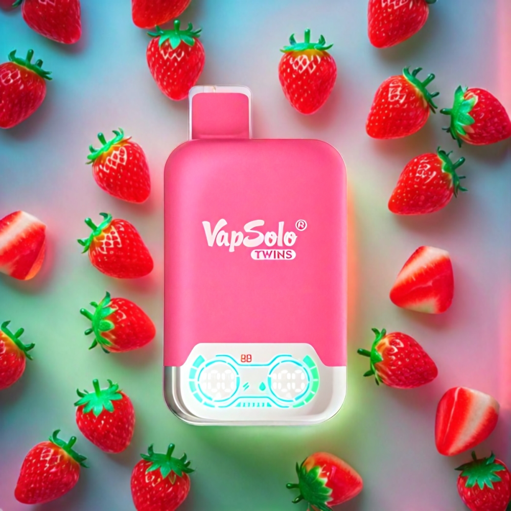 Vapsolo Twins 20000 Puff Disposable Vape - Strawberry Watermelon & Gummy Bear