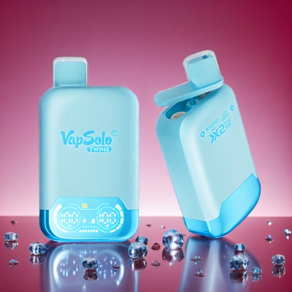 Vapsolo Twins 20000 Puffs Disposable Vape - Blueberry Ice & Fizzy Cherry