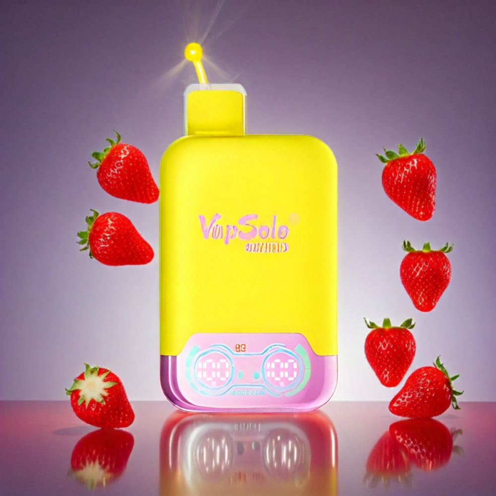 Vapsolo Twins 20000 Puffs - Strawberry Banana & Fizzy Cherry