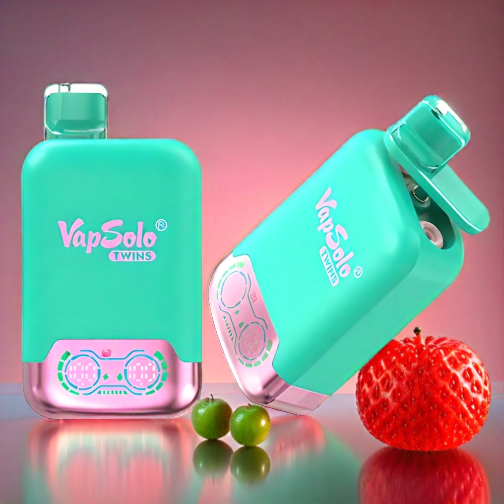 Vapsolo Twins 20000 Puffs - Triple Melon & Raspberry Watermelon