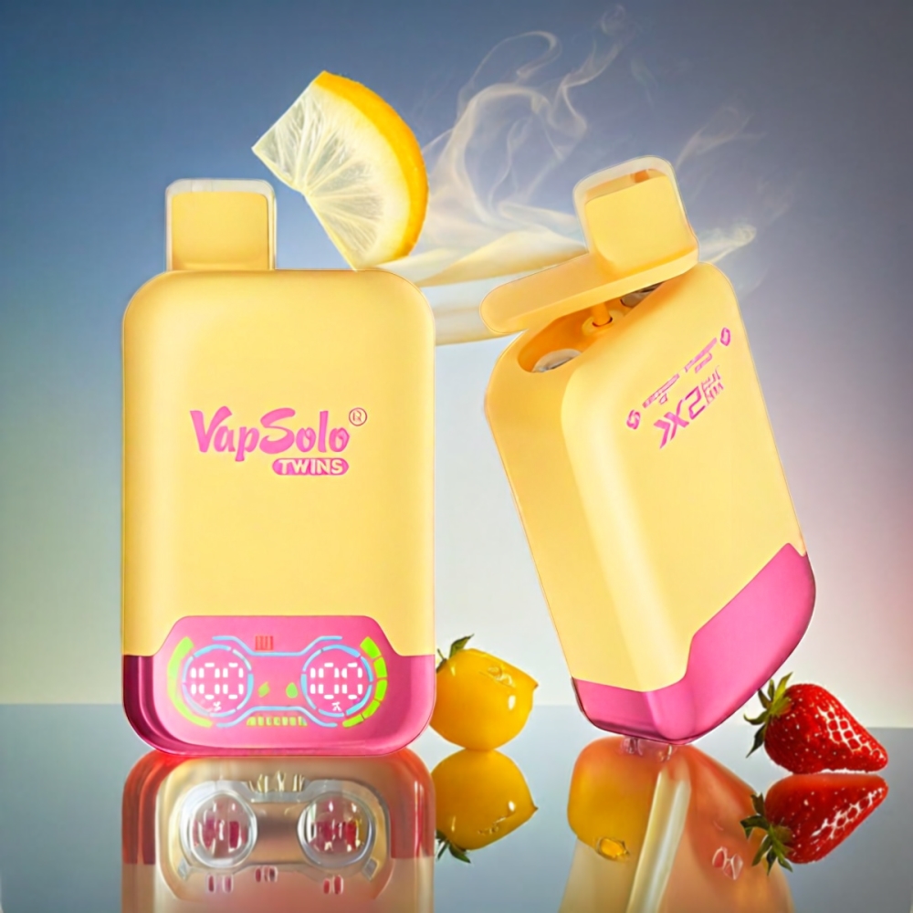Vapsolo Twins 20000 Puffs Watermelon Ice & Strawberry Mango