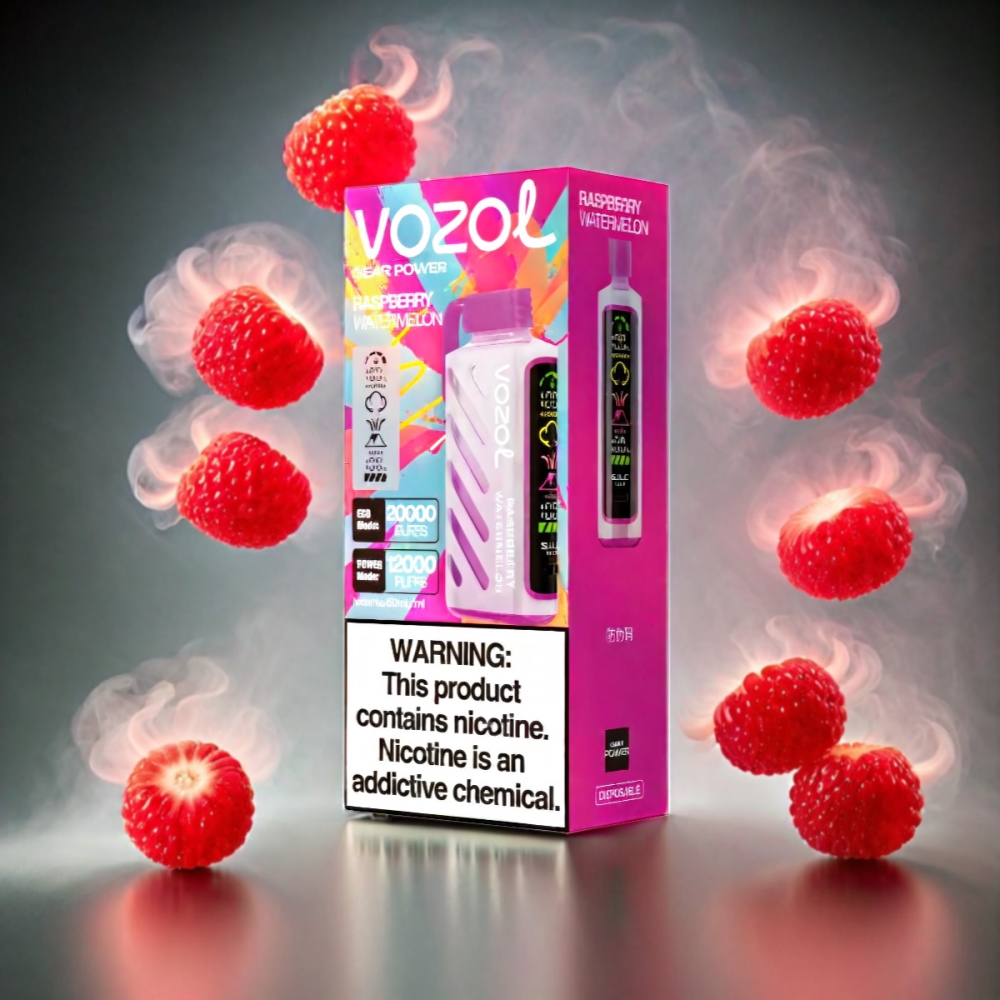 Vozol Gear Power 20000 Puffs Raspberry Watermelon Vape