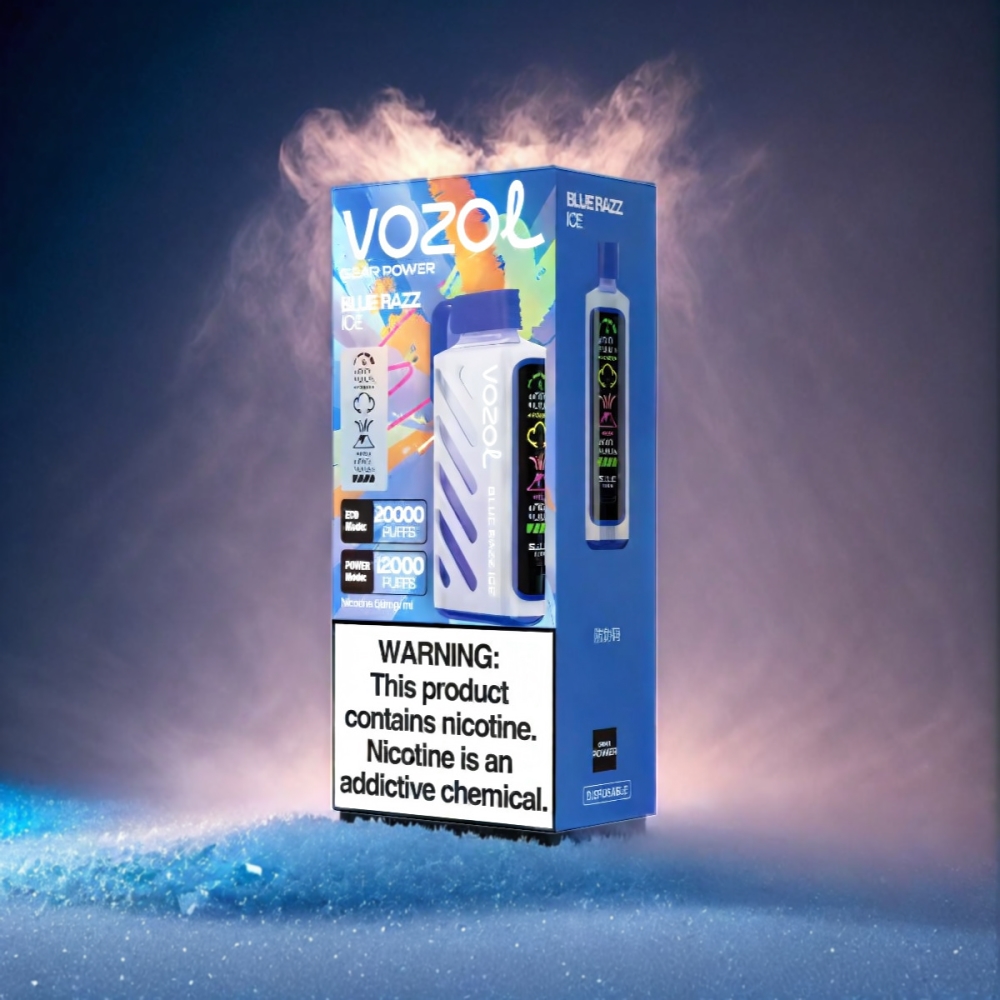 Vozol Gear Power 20000 Puffs Vape - Blue Razz Ice