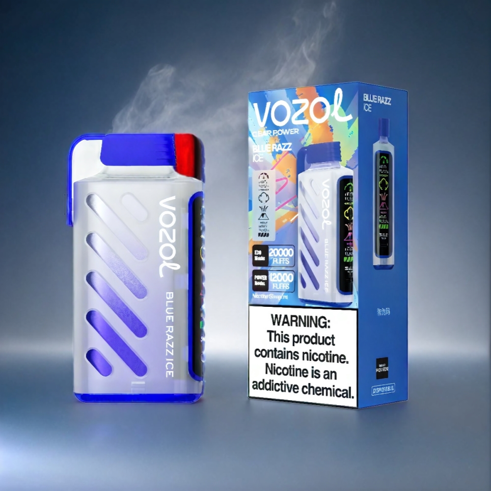 Vozol Gear Power 20000 Puffs Vape - Blue Razz Ice