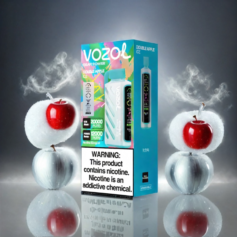 Vozol Gear Power 20000 Puffs Vape Double Apple Ice