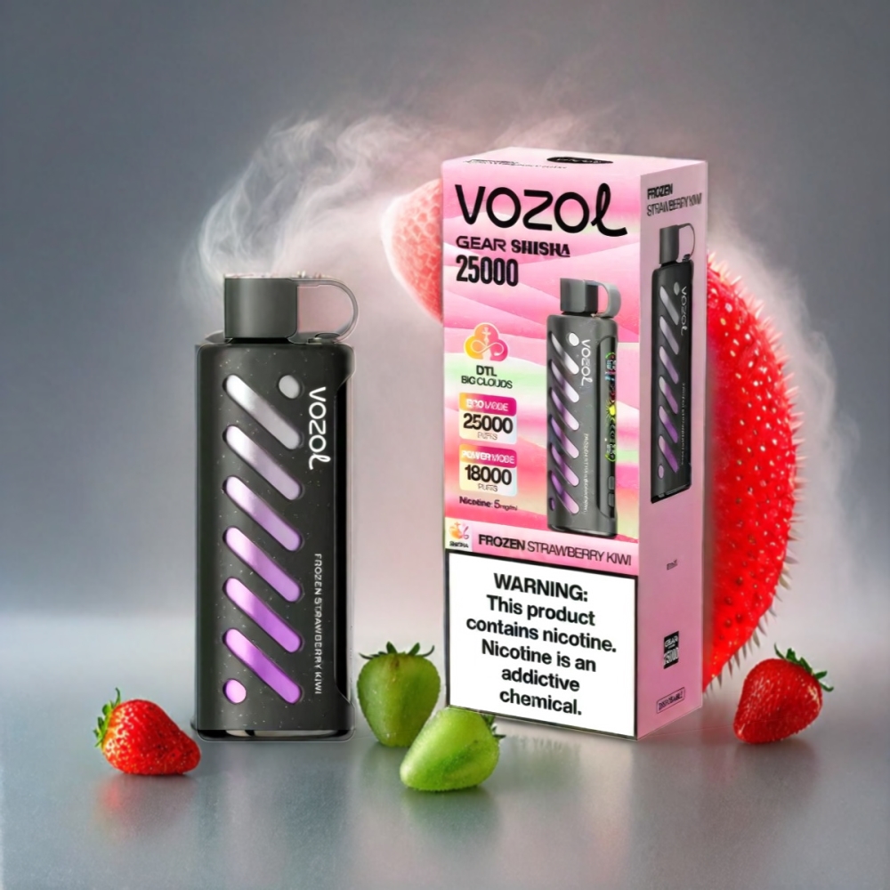 VOZOL Gear Shisha 25000 Puffs Frozen Strawberry Kiwi