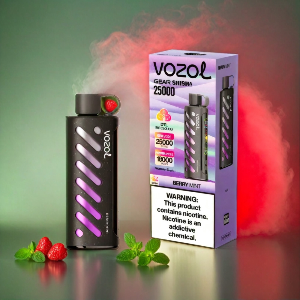 VOZOL Gear Shisha 25000 Puffs Vape Berry Mint
