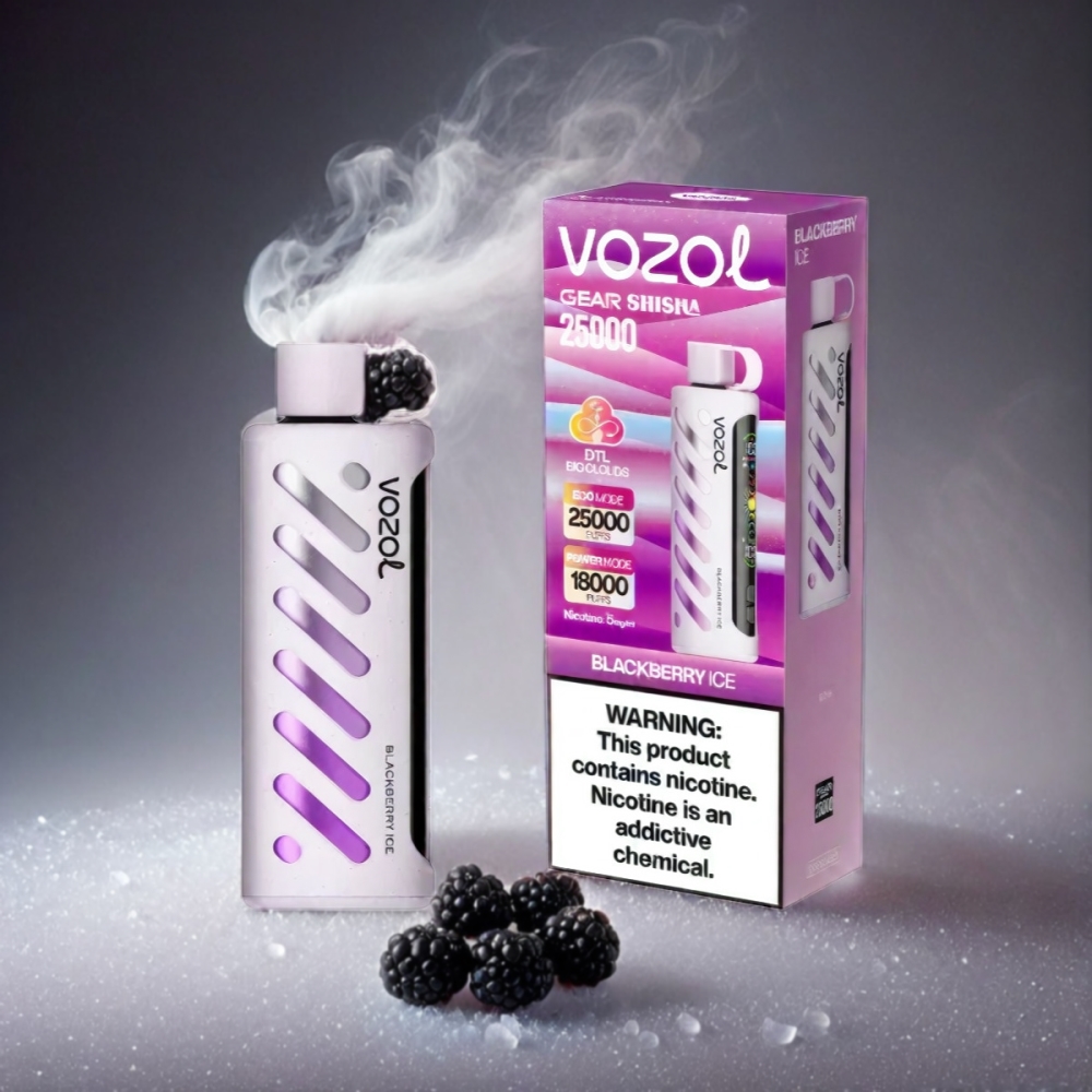 VOZOL Gear Shisha 25000 Puffs Vape - Blackberry Ice