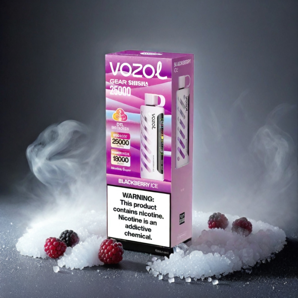 VOZOL Gear Shisha 25000 Puffs Vape - Blackberry Ice