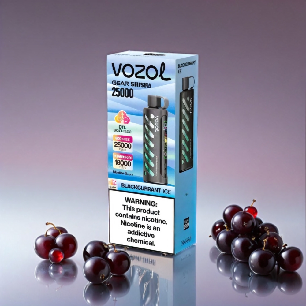 VOZOL Gear Shisha 25000 Puffs Vape - Blackcurrant Ice