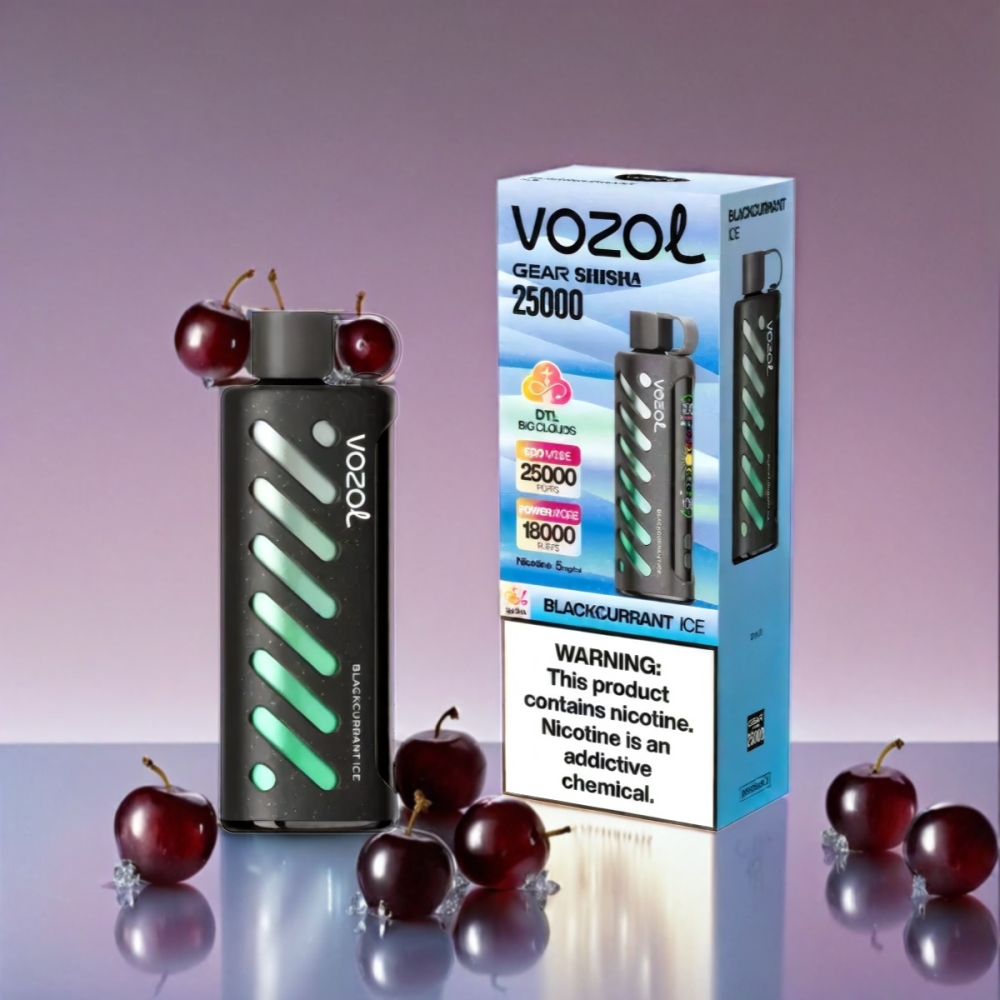 VOZOL Gear Shisha 25000 Puffs Vape - Blackcurrant Ice