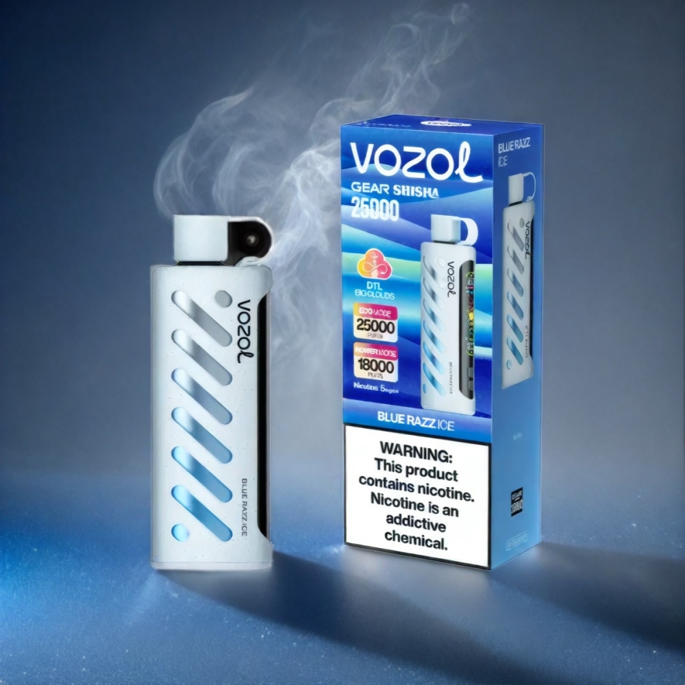 VOZOL Gear Shisha 25000 Puffs Vape - Blue Razz Ice