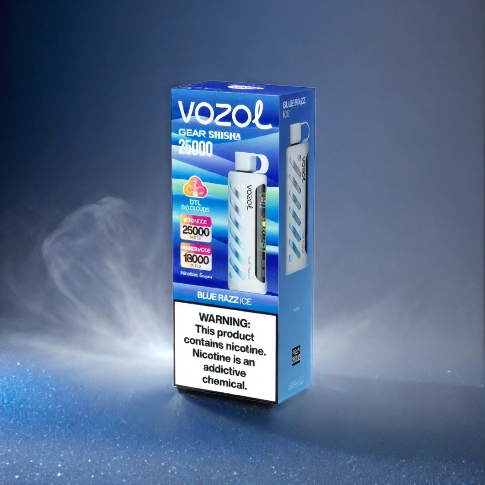 VOZOL Gear Shisha 25000 Puffs Vape - Blue Razz Ice