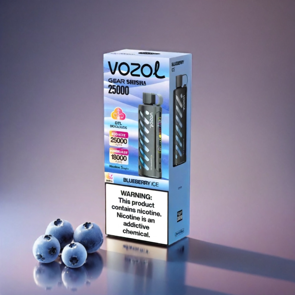 VOZOL Gear Shisha 25000 Puffs Vape Blueberry Ice