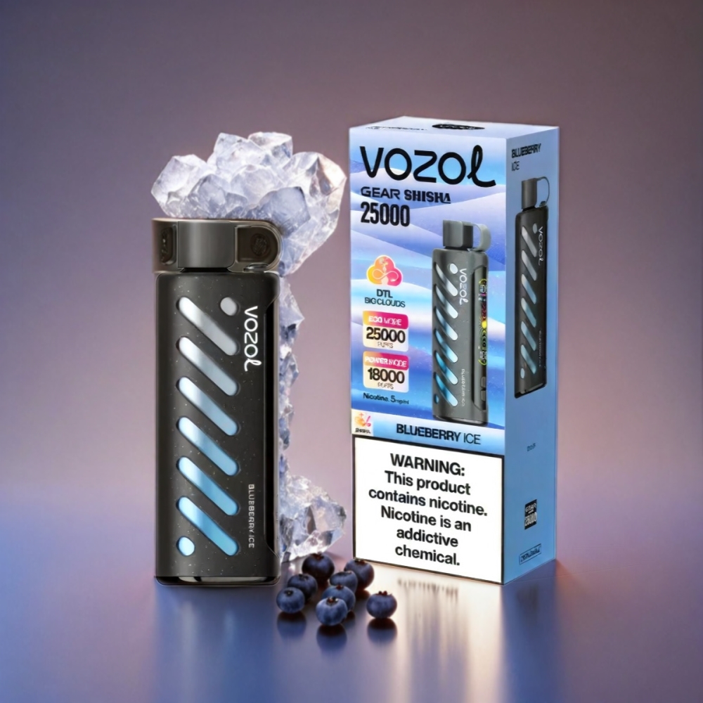 VOZOL Gear Shisha 25000 Puffs Vape Blueberry Ice