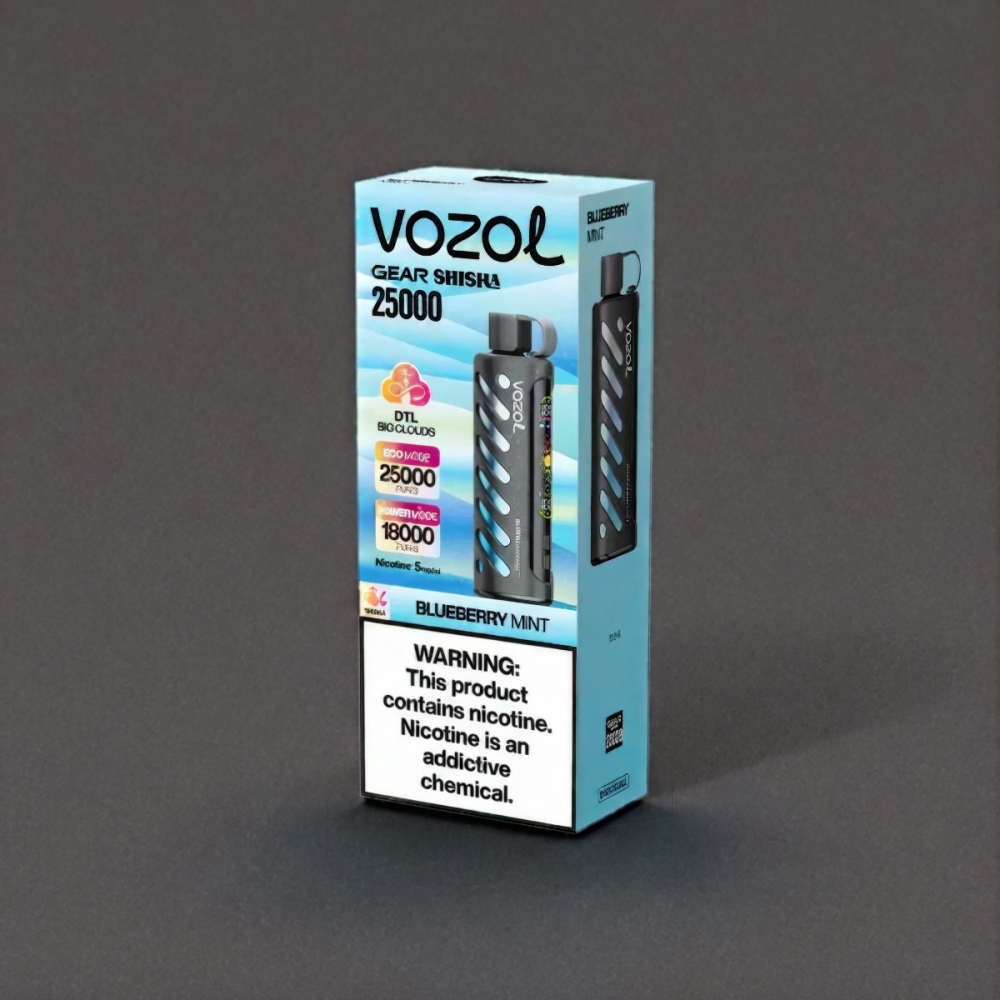 VOZOL Gear Shisha 25000 Puffs Vape - Blueberry Mint