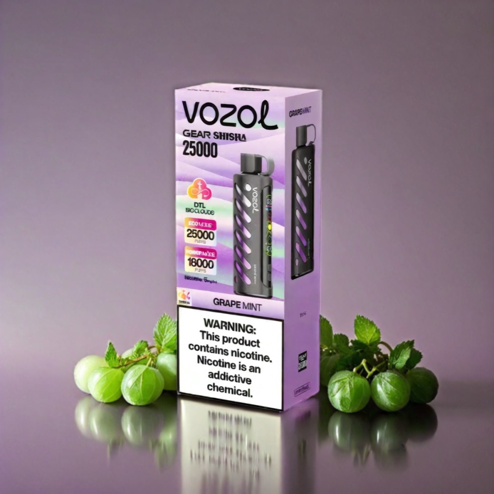 VOZOL Gear Shisha 25000 Puffs Vape - Grape Mint