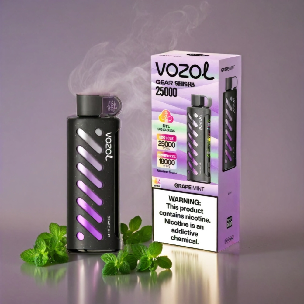 VOZOL Gear Shisha 25000 Puffs Vape - Grape Mint