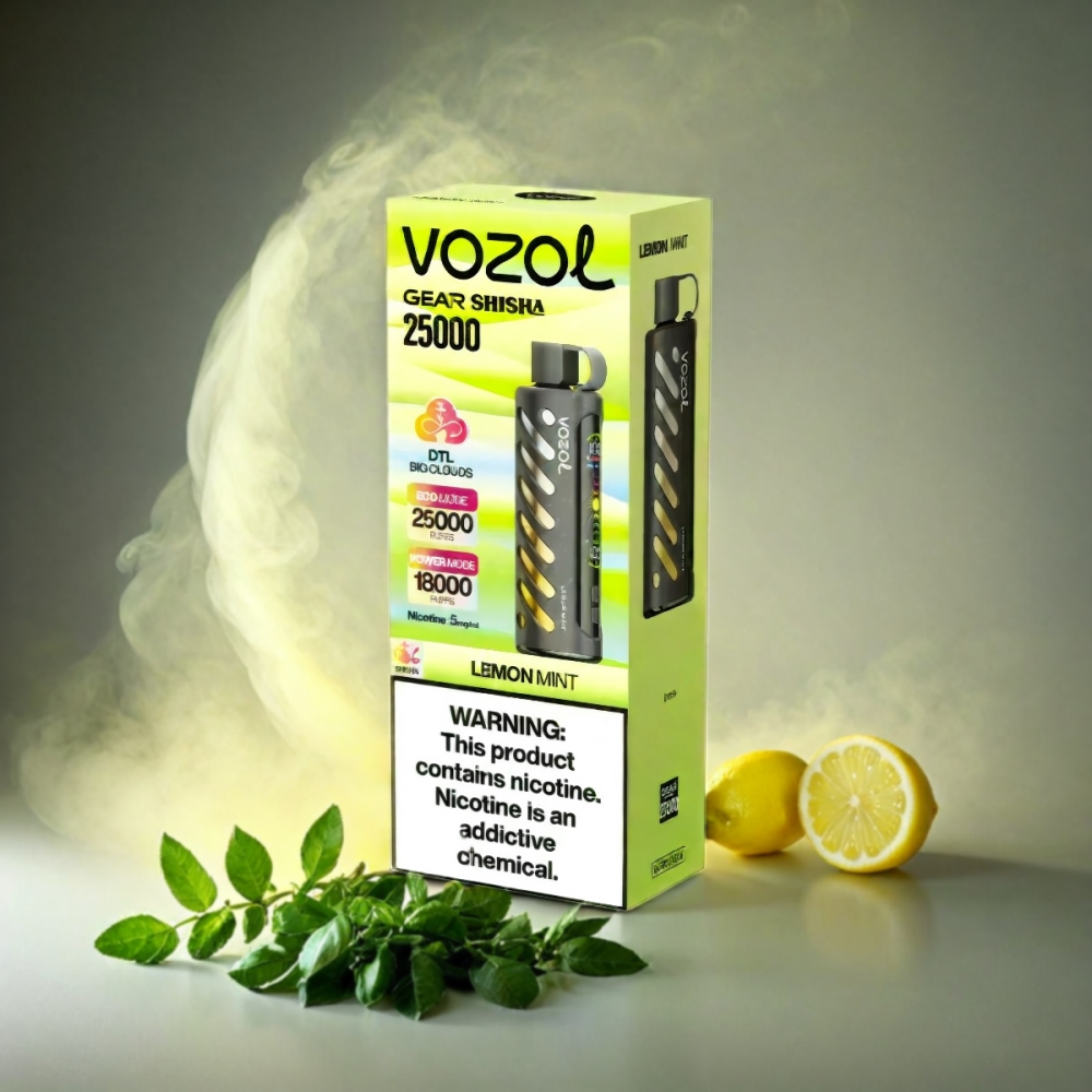 VOZOL Gear Shisha 25000 Puffs Vape - Lemon Mint