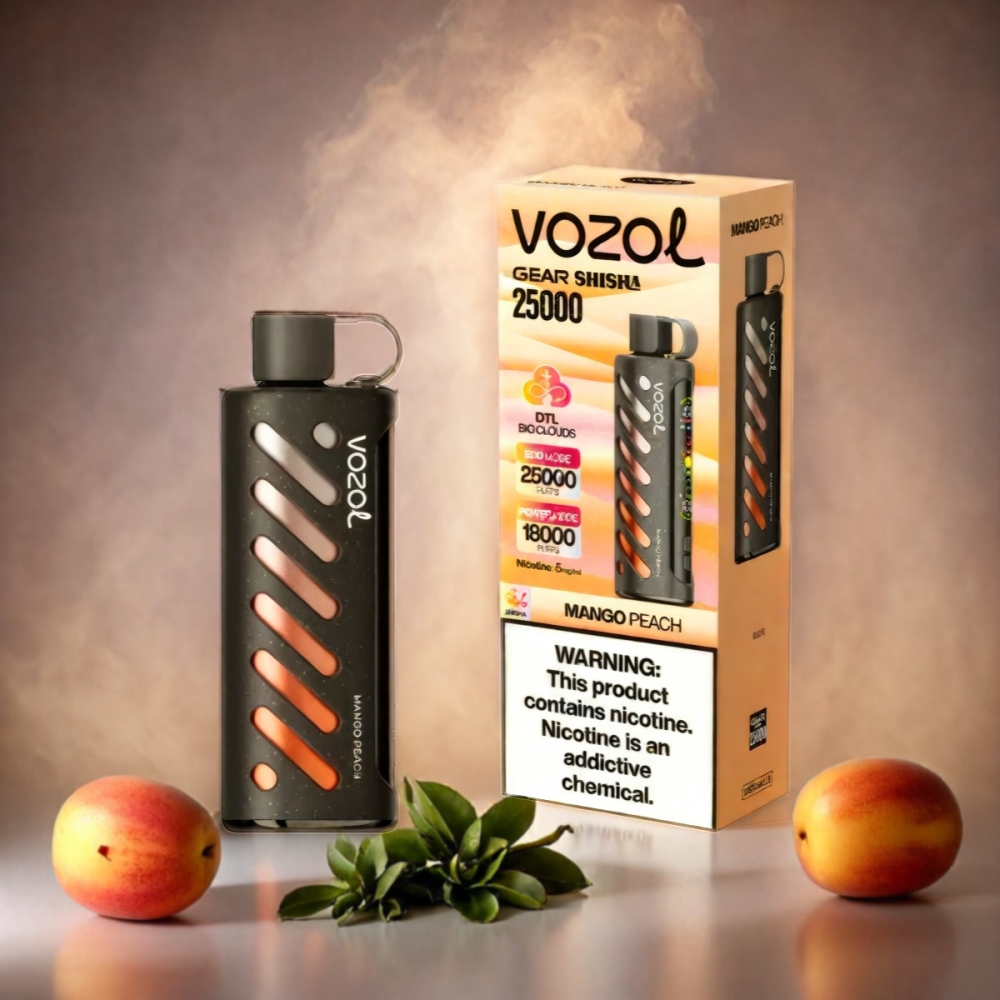VOZOL Gear Shisha 25000 Puffs Vape - Mango Peach