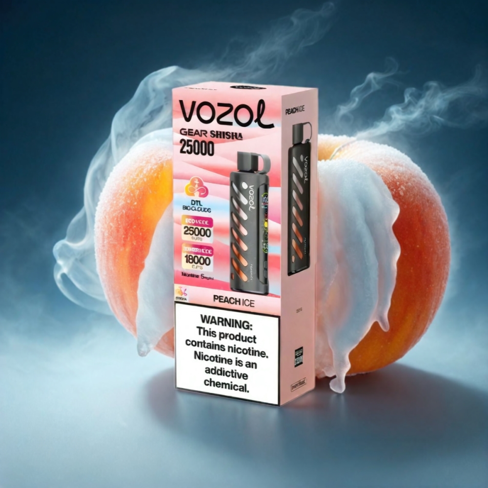 VOZOL Gear Shisha 25000 Puffs Vape - Peach Ice