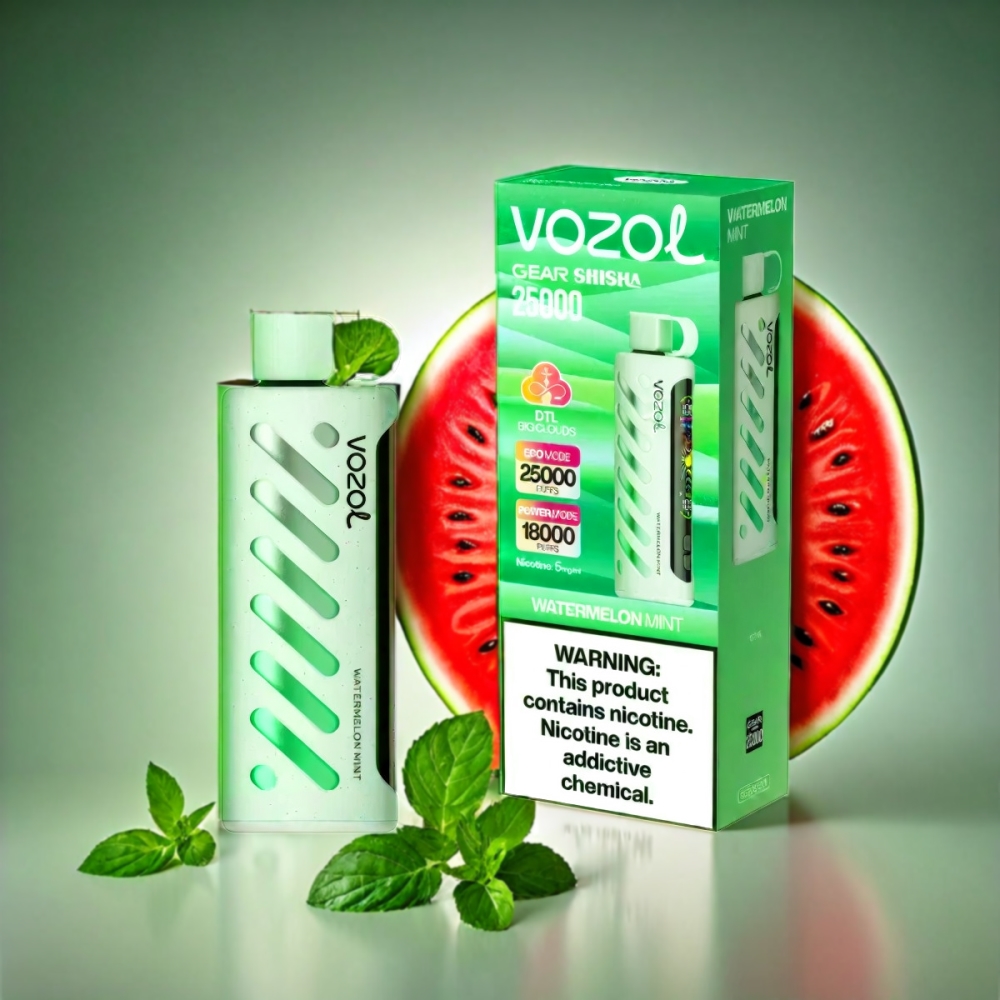 VOZOL Gear Shisha 25000 Puffs Vape Watermelon Mint