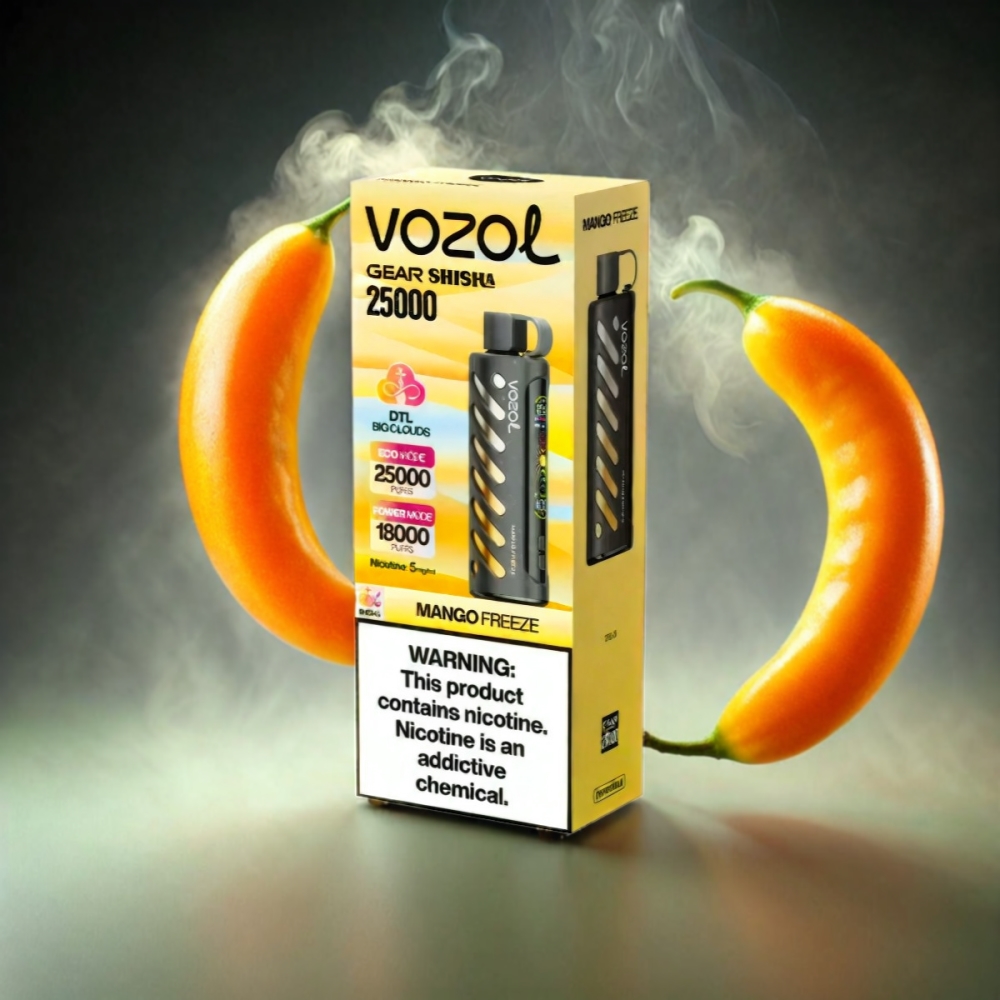 Vozol Gear Shisha 25000 Puffs Mango Freeze