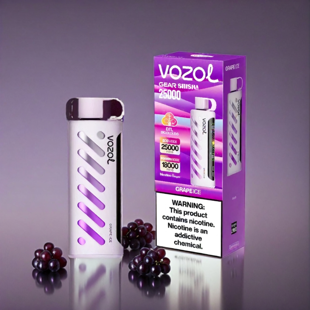 Vozol Gear Shisha 25000 Puffs Vape - Grape Ice