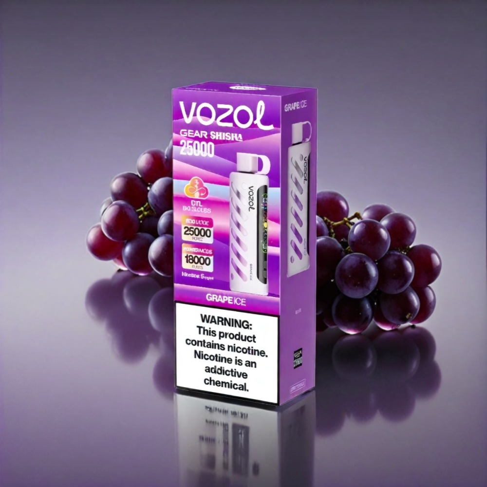 Vozol Gear Shisha 25000 Puffs Vape - Grape Ice