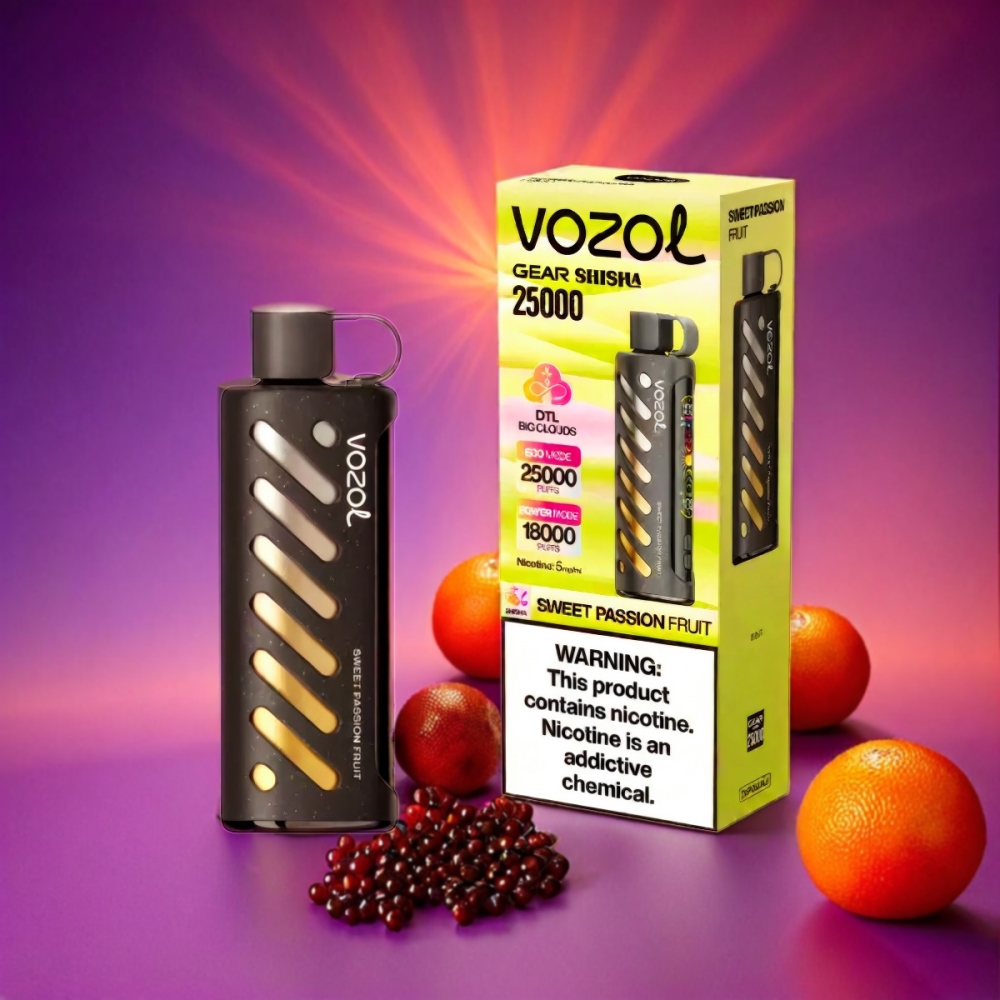 Vozol Gear Shisha 25000 Puffs Vape - Sweet Passion Fruit