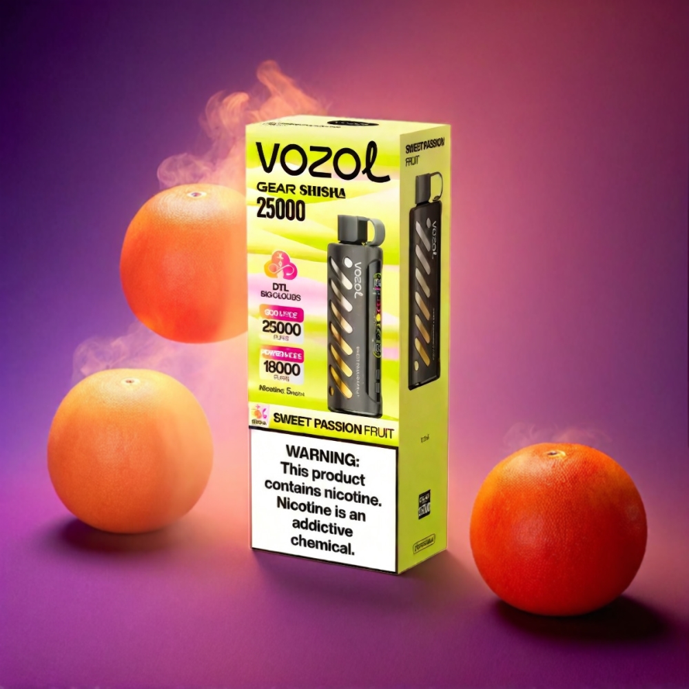 Vozol Gear Shisha 25000 Puffs Vape - Sweet Passion Fruit