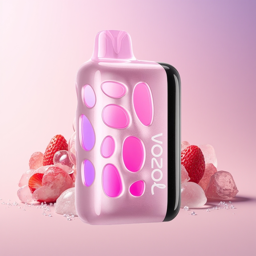 VOZOL RAVE 40000 Australia Wholesale – 270° Glow, Beat-Synced Party Mode, 1000mAh (Strawberry Ice)