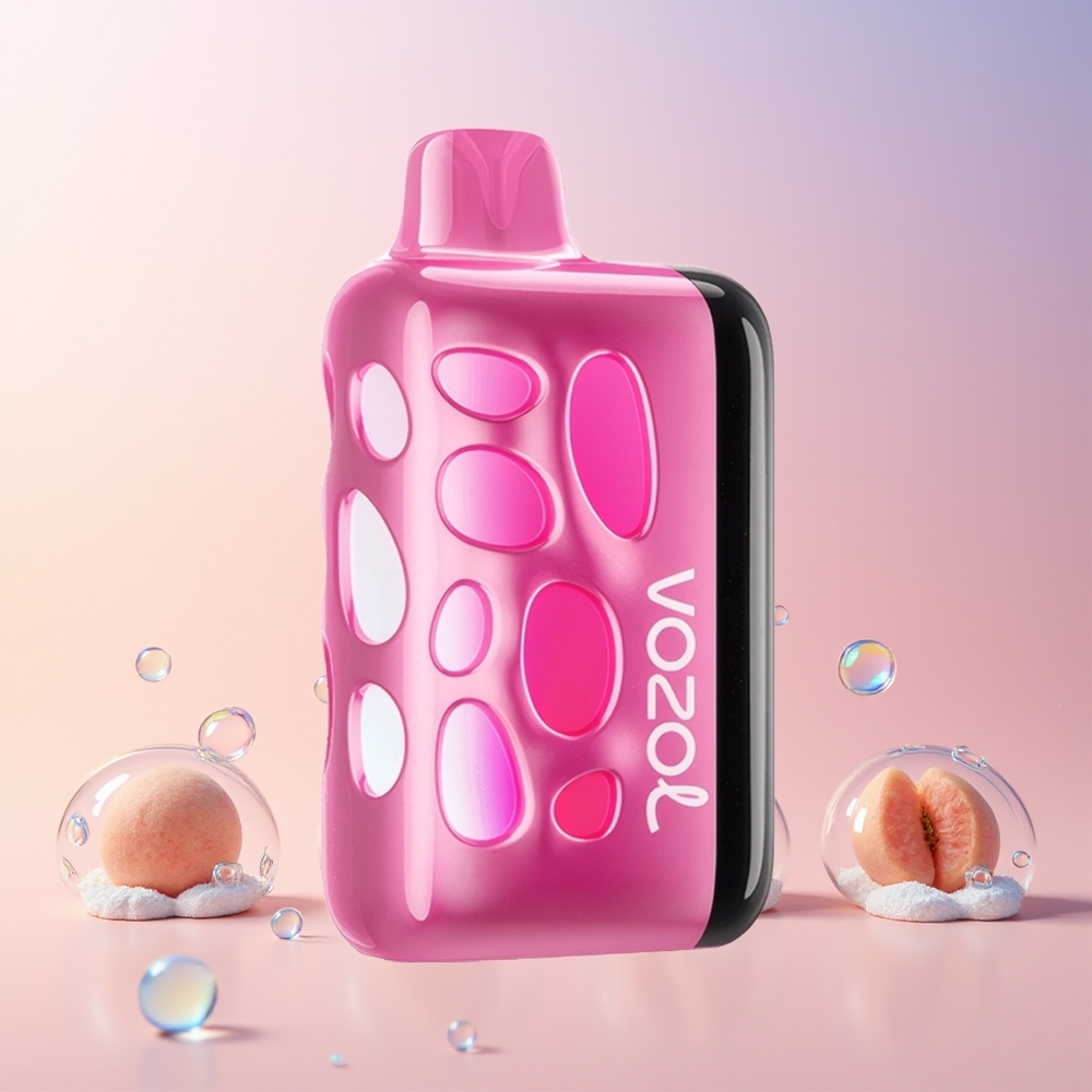 VOZOL RAVE 40000 Australia Wholesale – Peach Ice | 270° Glow Design, Beat-Synced Party Mode, 80% Fast Charge