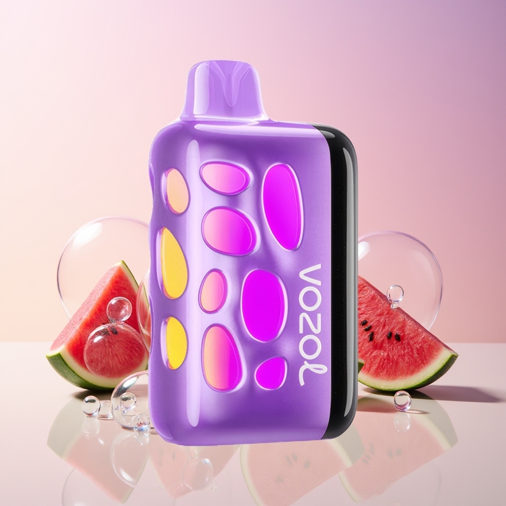 VOZOL RAVE 40000 Disposable Vape – 270° Glow & Beat-Synced Party Mode (Australia Wholesale) – Watermelon Razz Rancher