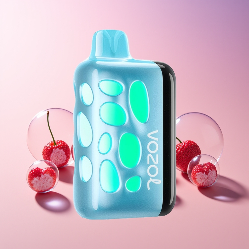 VOZOL RAVE 40000 Disposable Vape – 270° Glow & Party Mode | 80% Fast Charge | Australia Wholesale (Cherry Strawberry)
