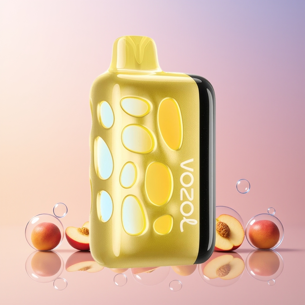 VOZOL RAVE 40000 Disposable Vape – Beat-Synced Party Mode, 80% Fast Charge, Australia Wholesale (Mango Peach)