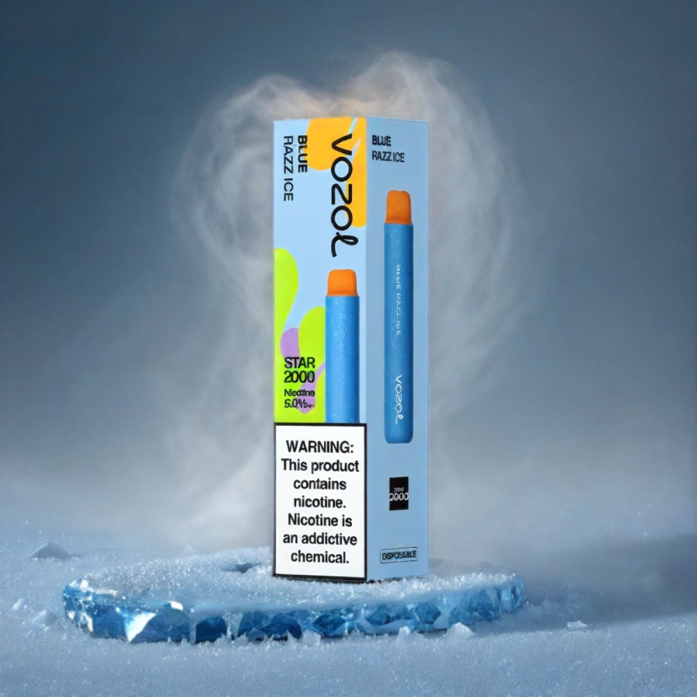 VOZOL Star 20000 Puffs Blue Razz Ice - Premium Vape Experience for Wholesale in Australia