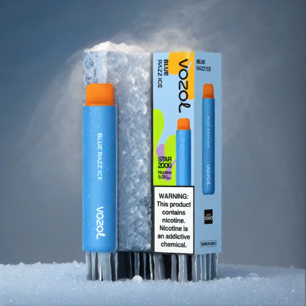 VOZOL Star 20000 Puffs Blue Razz Ice - Premium Vape Experience for Wholesale in Australia