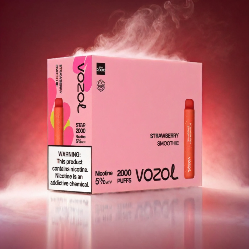 VOZOL Star 20000 Puffs Vape - Strawberry Smoothie