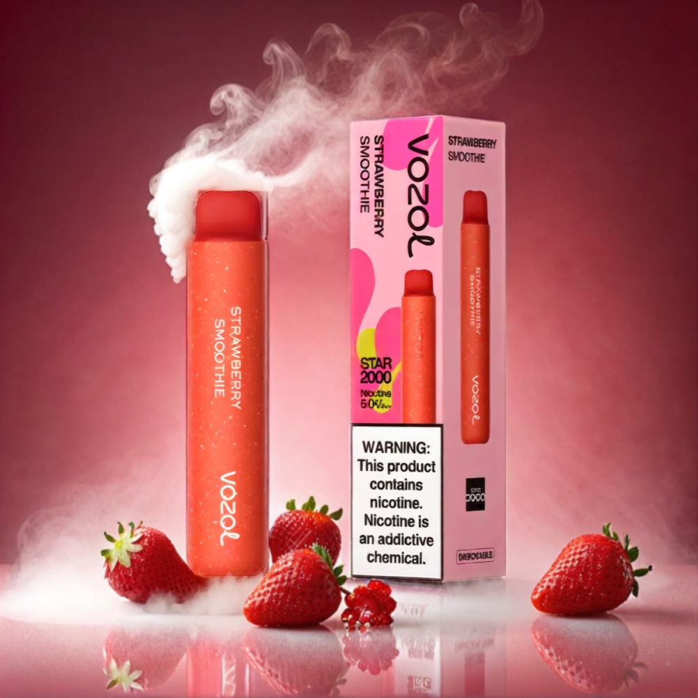 VOZOL Star 20000 Puffs Vape - Strawberry Smoothie