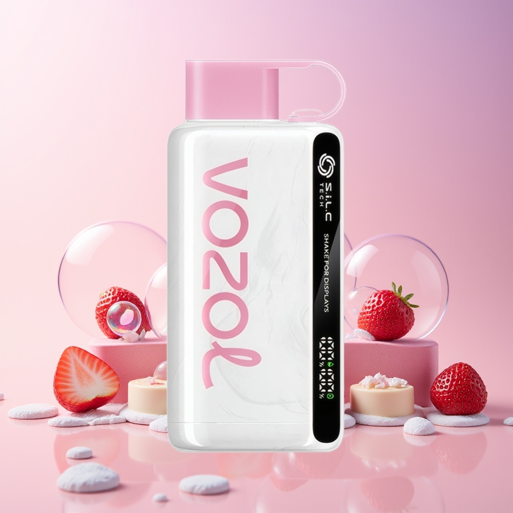 VOZOL STAR 9000/12000 Disposable Vape – S.i.L.C TECH, 650mAh Fast Charge, Australia Wholesale (Strawberry Ice Cream)