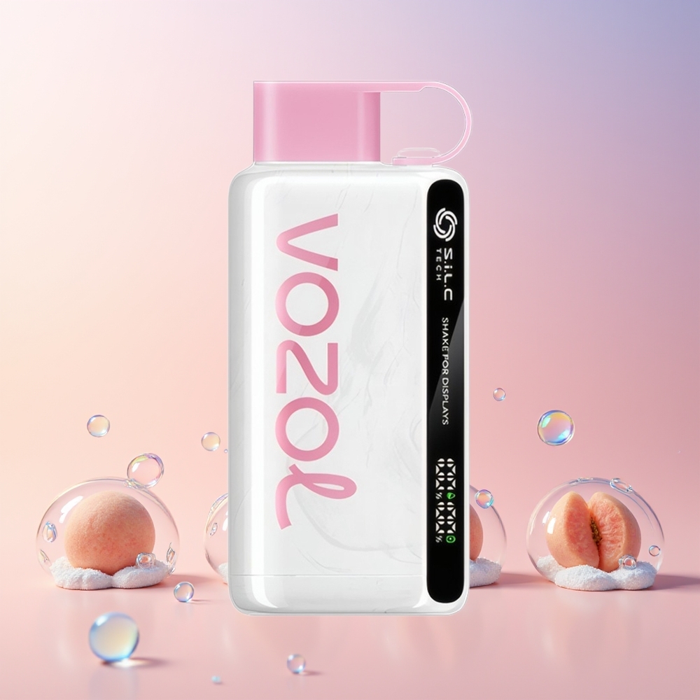 VOZOL STAR 9000/12000 Disposable Vape – Shake Display, 650mAh Fast Charge, Australia Wholesale Peach Ice